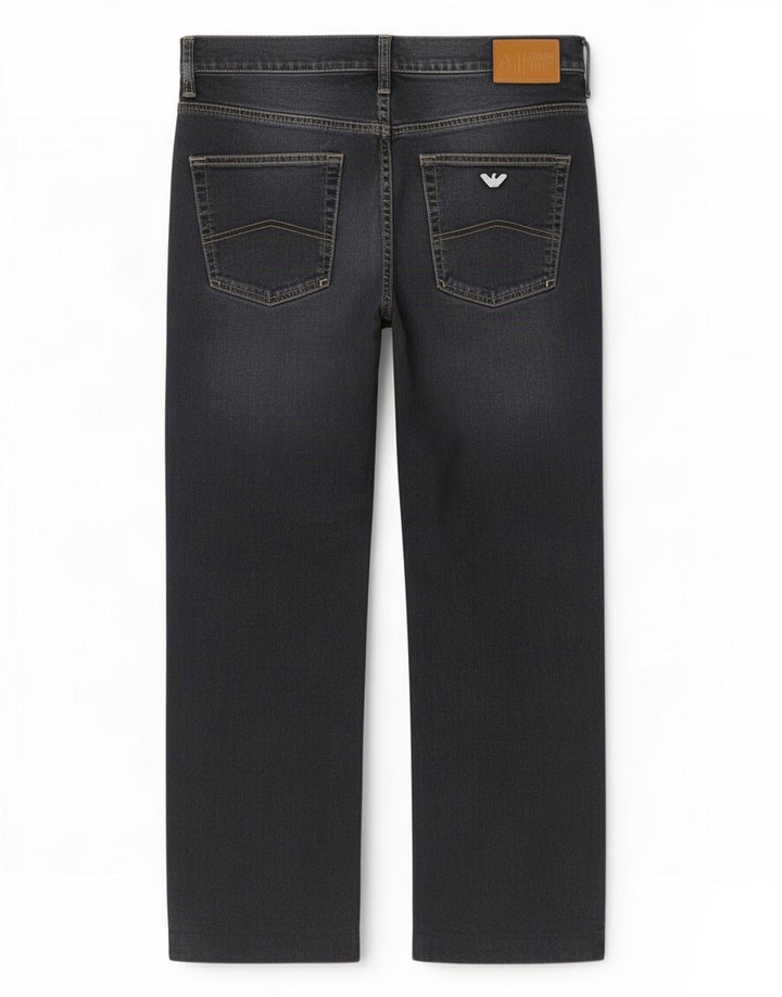 Armani Straight Jeans til mænd W38 L27 Marineblå
