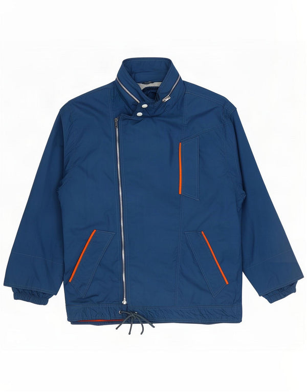 Colmar Mens Hooded Tracksuit Top Jacket Small Blue Polyester