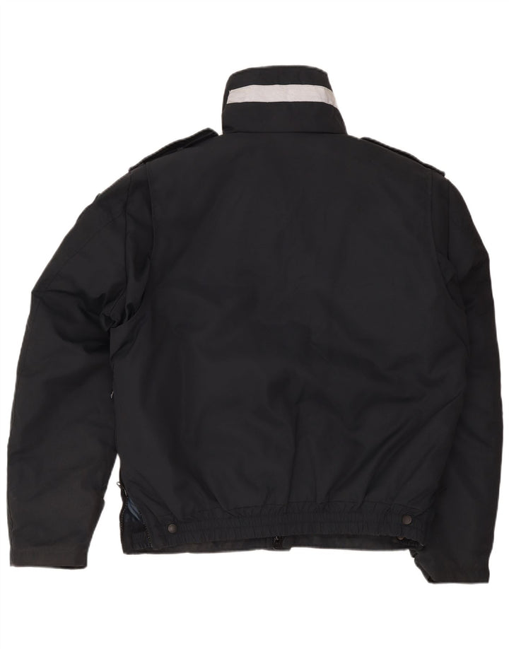 Blauer Herre Military Utility Jacket UK 42 XL Sort Nylon
