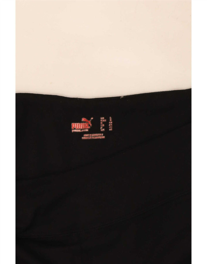 Puma Dame Flare Træningsdragt Bukser UK 14 Large Black