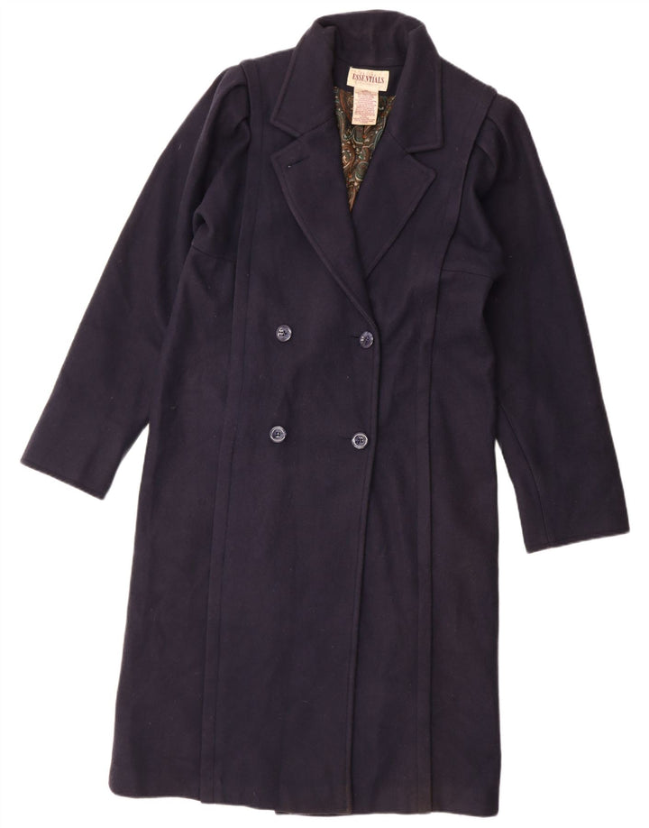 Worthington Essentials Dame Dobbeltradet Frakke US 10 Large Navy Blue