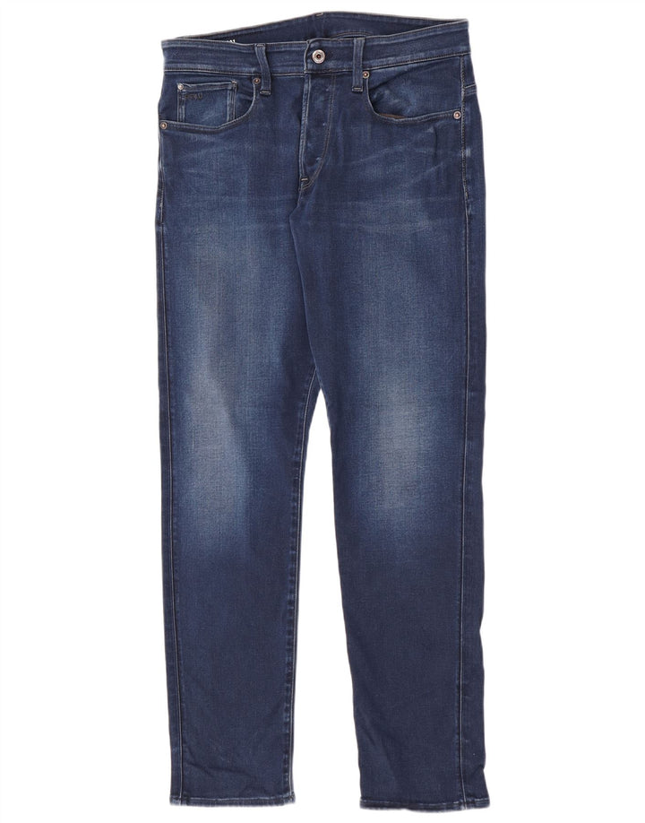 G-Star Herre 3301 Slim Jeans W31 L32 Blå Bomuld