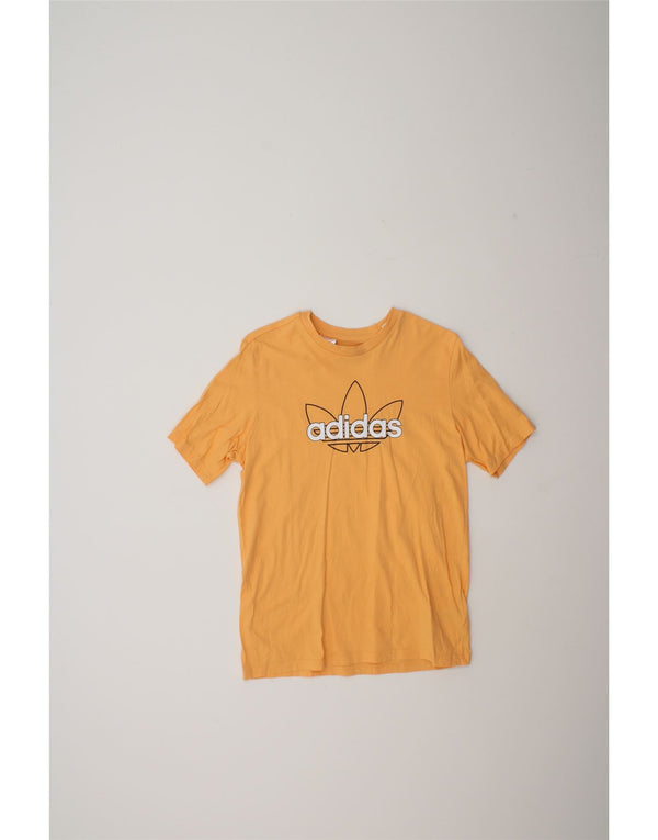 Adidas drenge grafisk t-shirt top 13-14 år orange bomuld