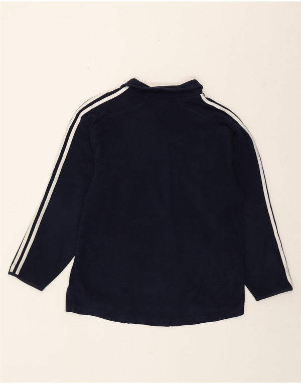 Adidas Boys Notre Dame Fleecetrøje med lynlås 12-13 år Large Navyblå