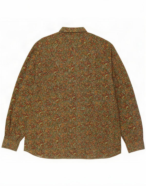 Bananarama Herreskjorte XL Khaki Paisley Viscose