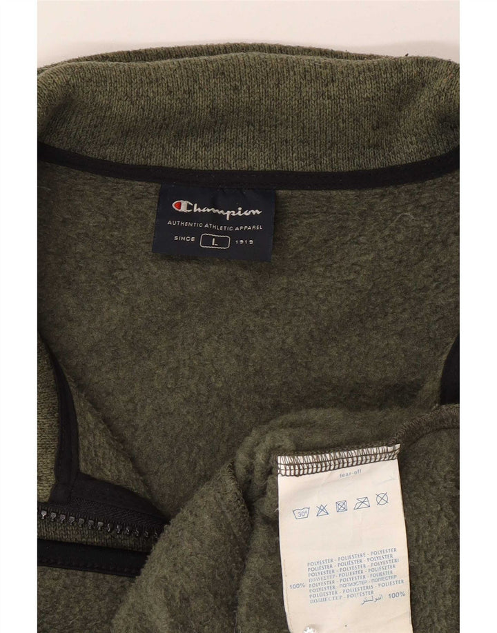 Champion Herre træningsdragt Topjakke Stor Khaki Flecked Polyester