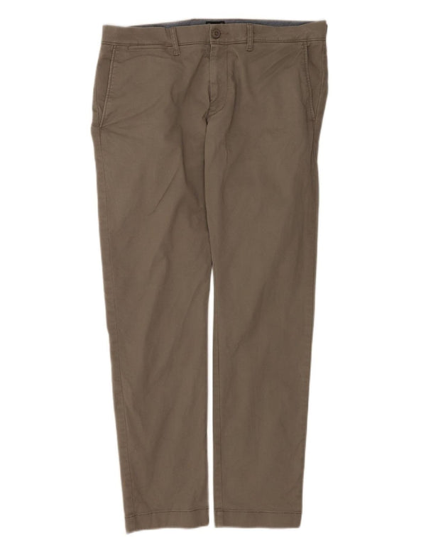 J. Crew Herre Slim Fit Chinobukser W32 L30 Grå Bomuld