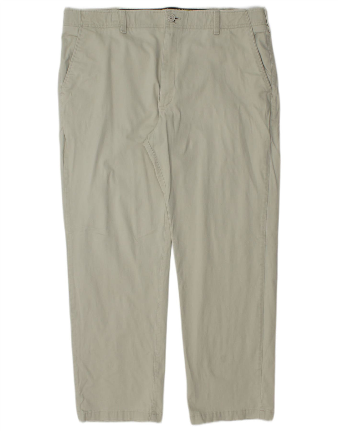 Lee Mens Extreme Motion Straight Chino Bukser W40 L28 Beige Bomuld