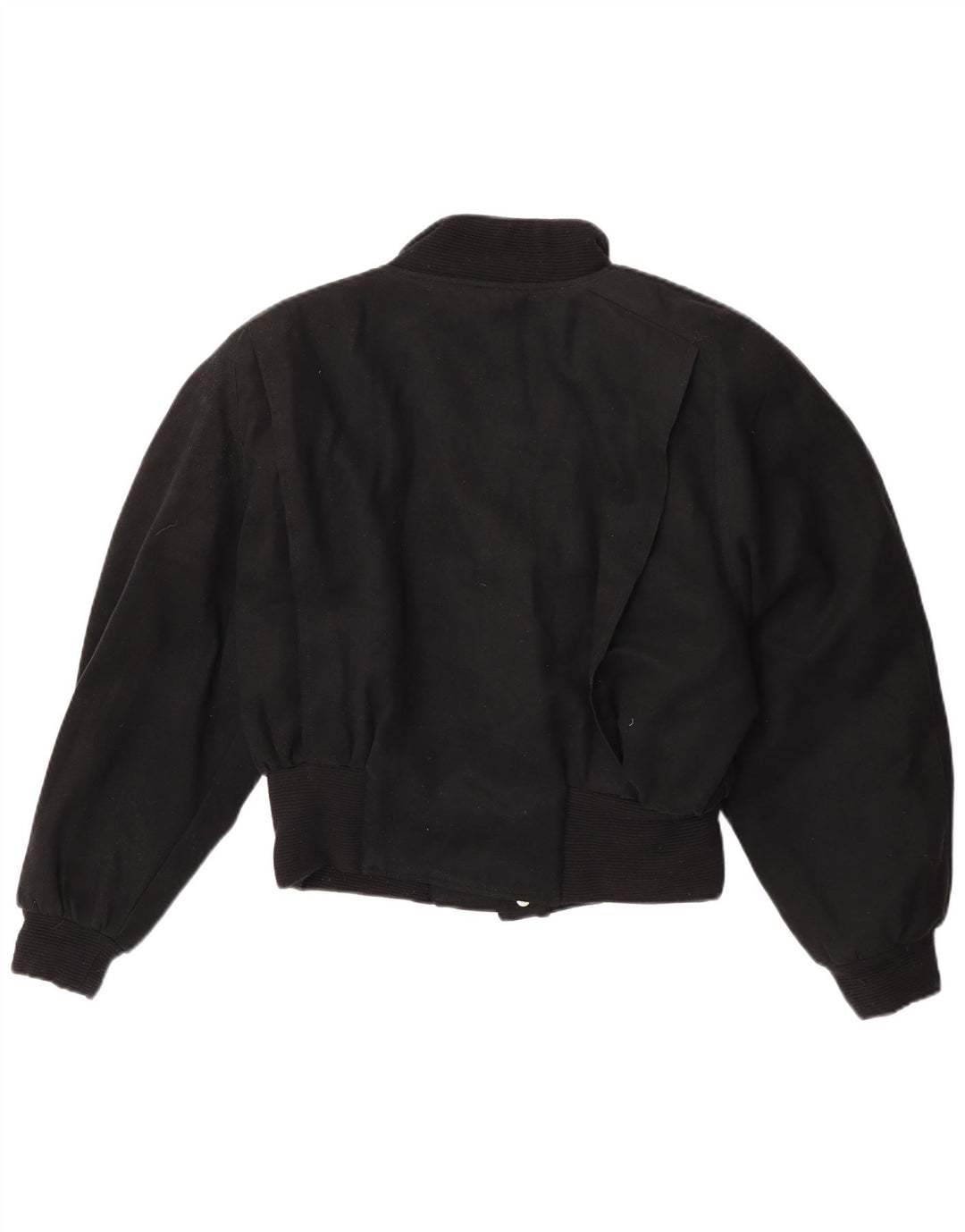 Vintage bomberjakke til kvinder IT 44 Medium Sort Polyester