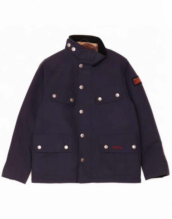 Barbour Boys Racer-jakke 6-7 år Lille marineblå polyester