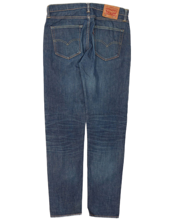 Levi's Herre 512 Slim Tapered Jeans W33 L34 Blå Bomuld