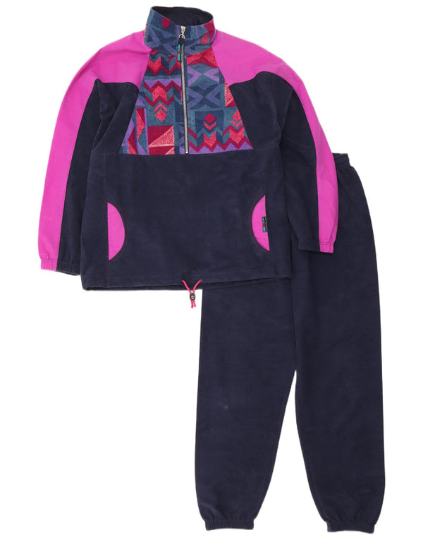 Terinda Herre Relaxed Fit Fuld træningsdragt Medium Navy Blue Colourblock Sports