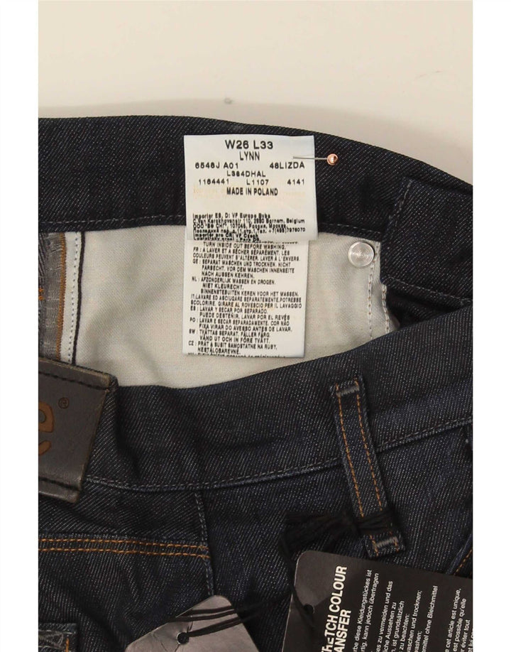 Lee Dame Lynn Slim Jeans W26 L33 Marineblå Bomuld