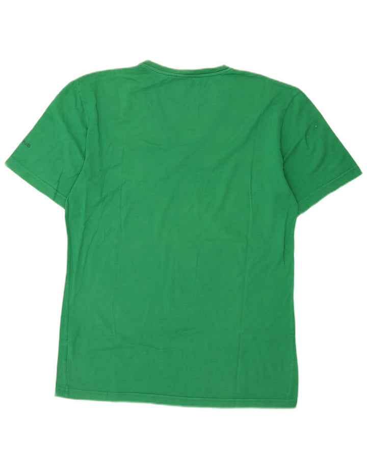Gas Herre T-Shirt Top Stor Grøn Bomuld