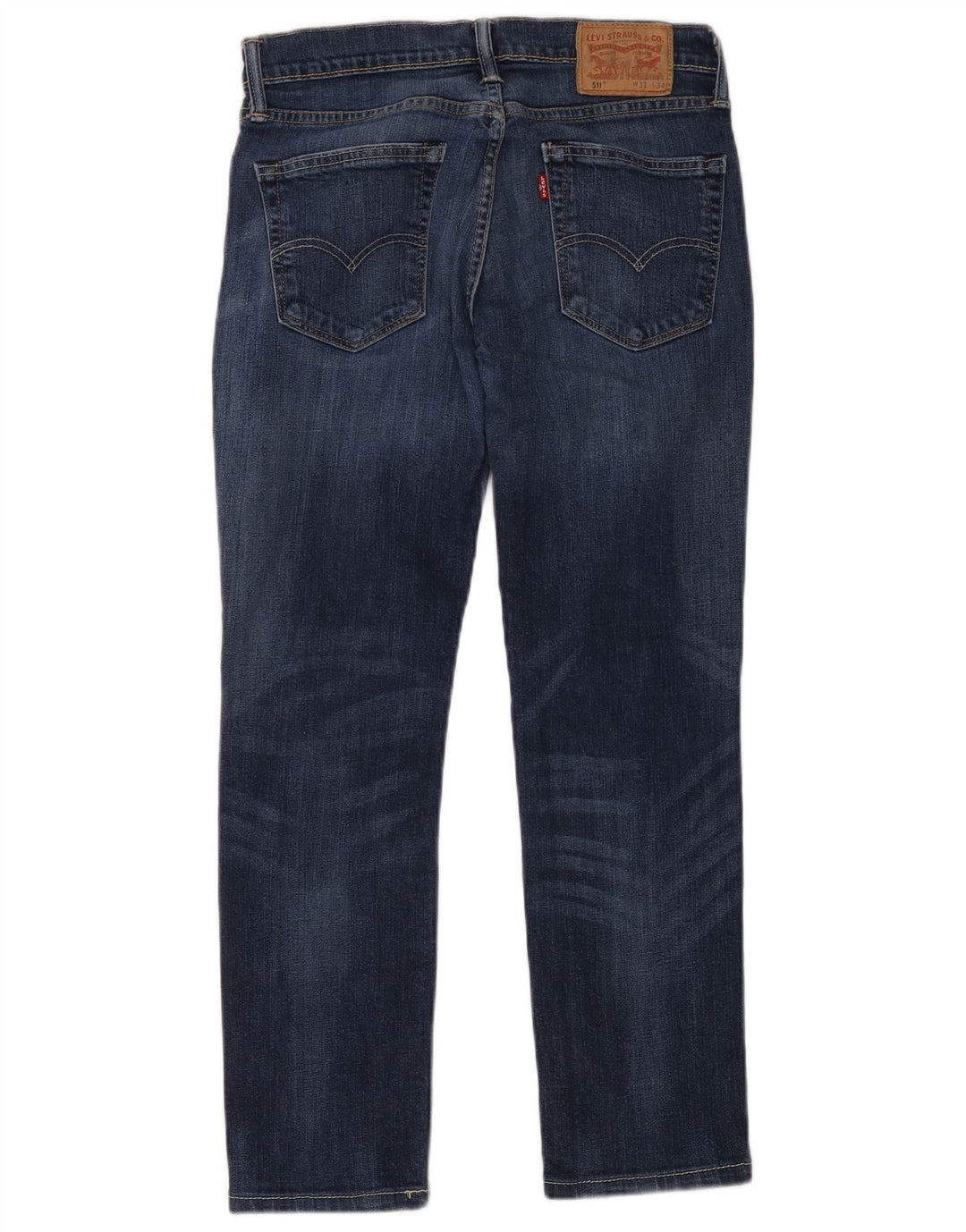 Levi's Herre 511 Slim Jeans W31 L34 Blå Bomuld