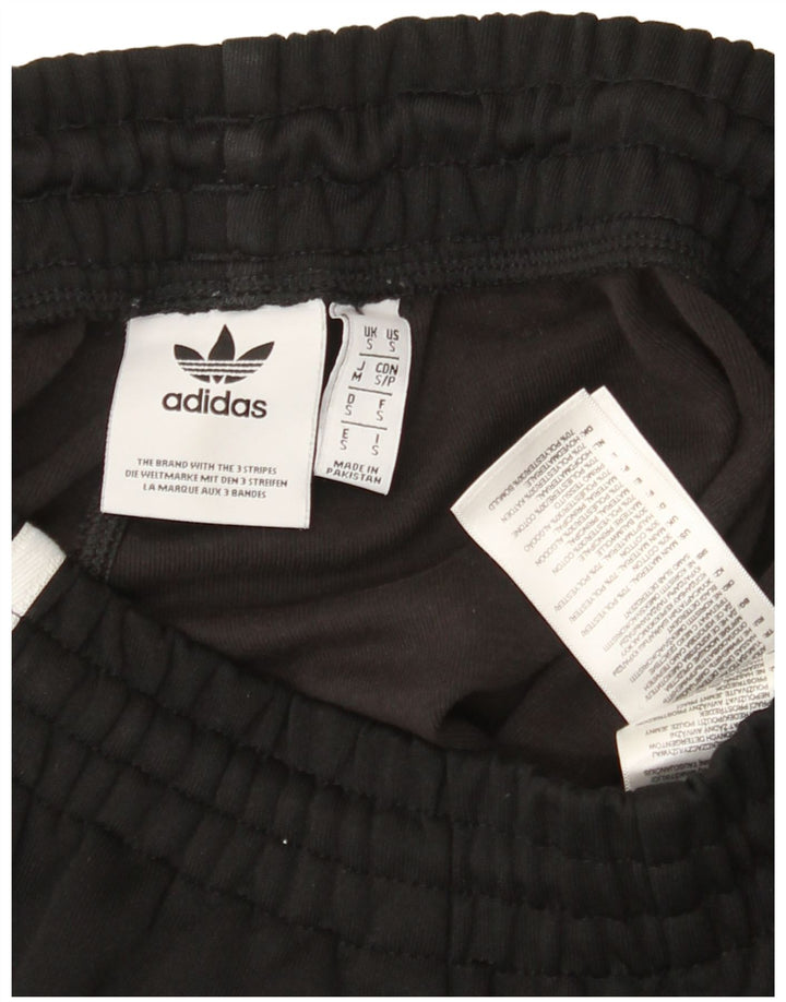ADIDAS Mens Tracksuit Trousers Joggers Small  Black Polyester
