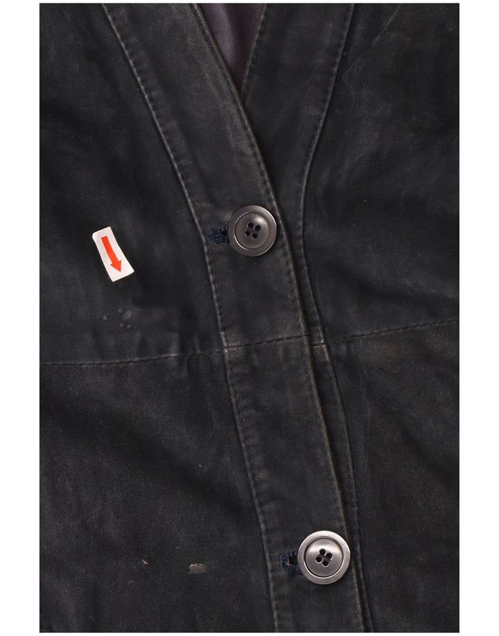 Nazareno Gabrielli Dame Ruskindsjakke IT 44 Medium Navy Blue