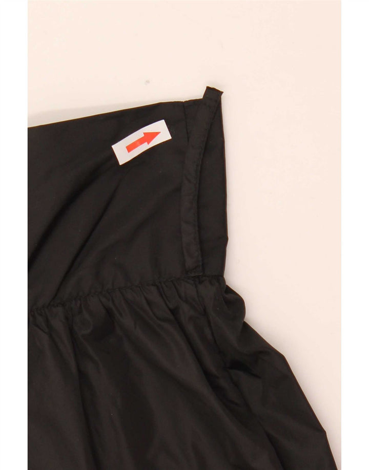 Vintage plisseret maxi-nederdel til kvinder W26 Lille sort