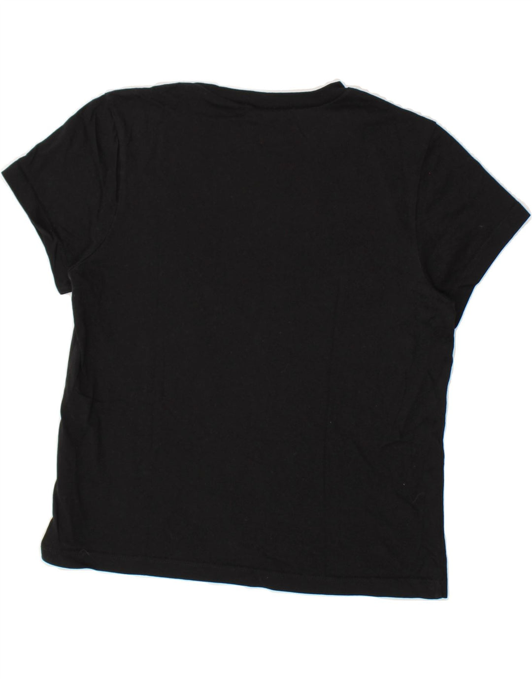 VANS Womens Graphic T-Shirt Top UK 12 Medium Black Vintage Vans and Second-Hand Vans from Messina Hembry 