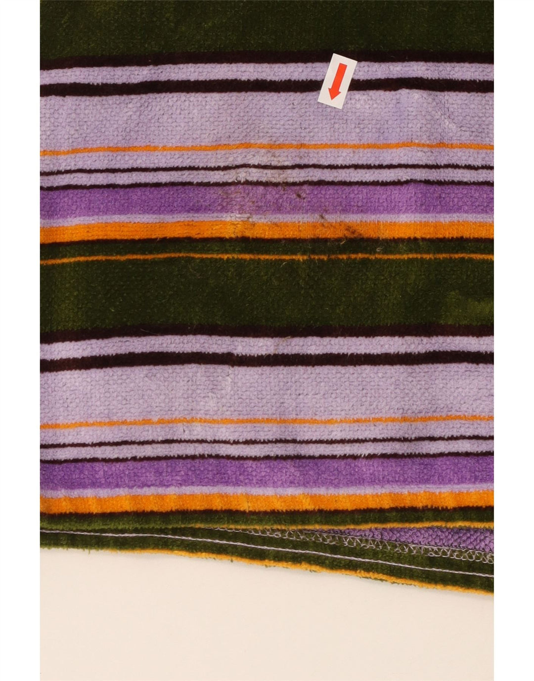 VINTAGE Dame Terry Cloth Blazer Jacket EU 40 Medium Flerfarvet