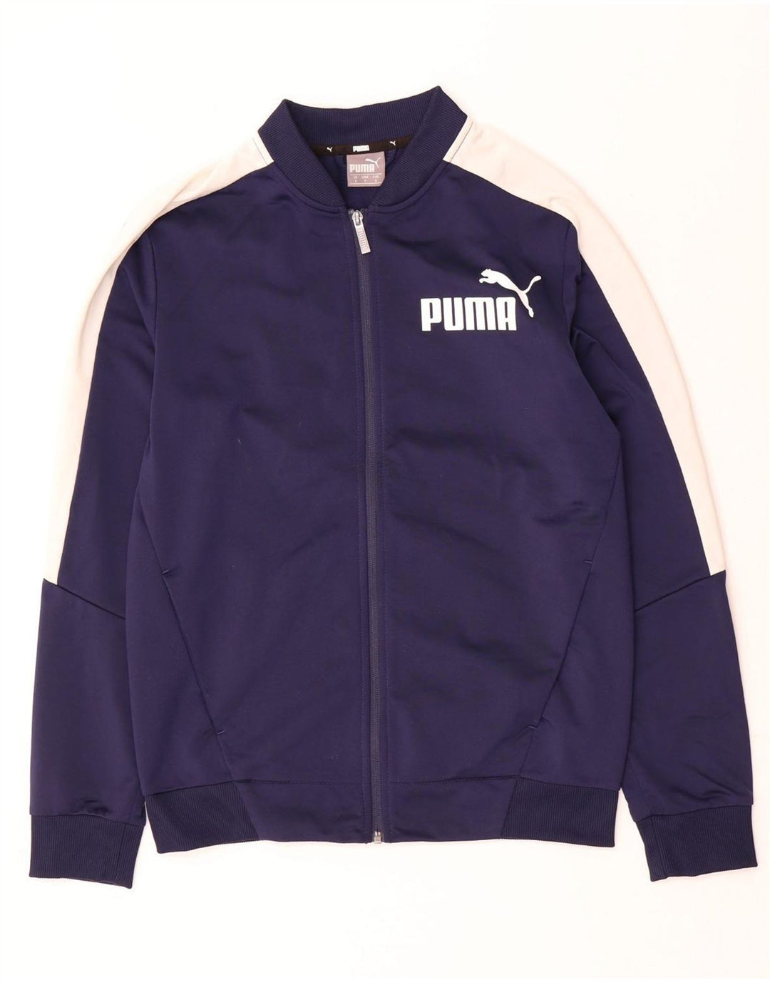 Puma træningsdragt til mænd, topjakke, lille marineblå colourblock polyester