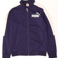 Puma træningsdragt til mænd, topjakke, lille marineblå colourblock polyester