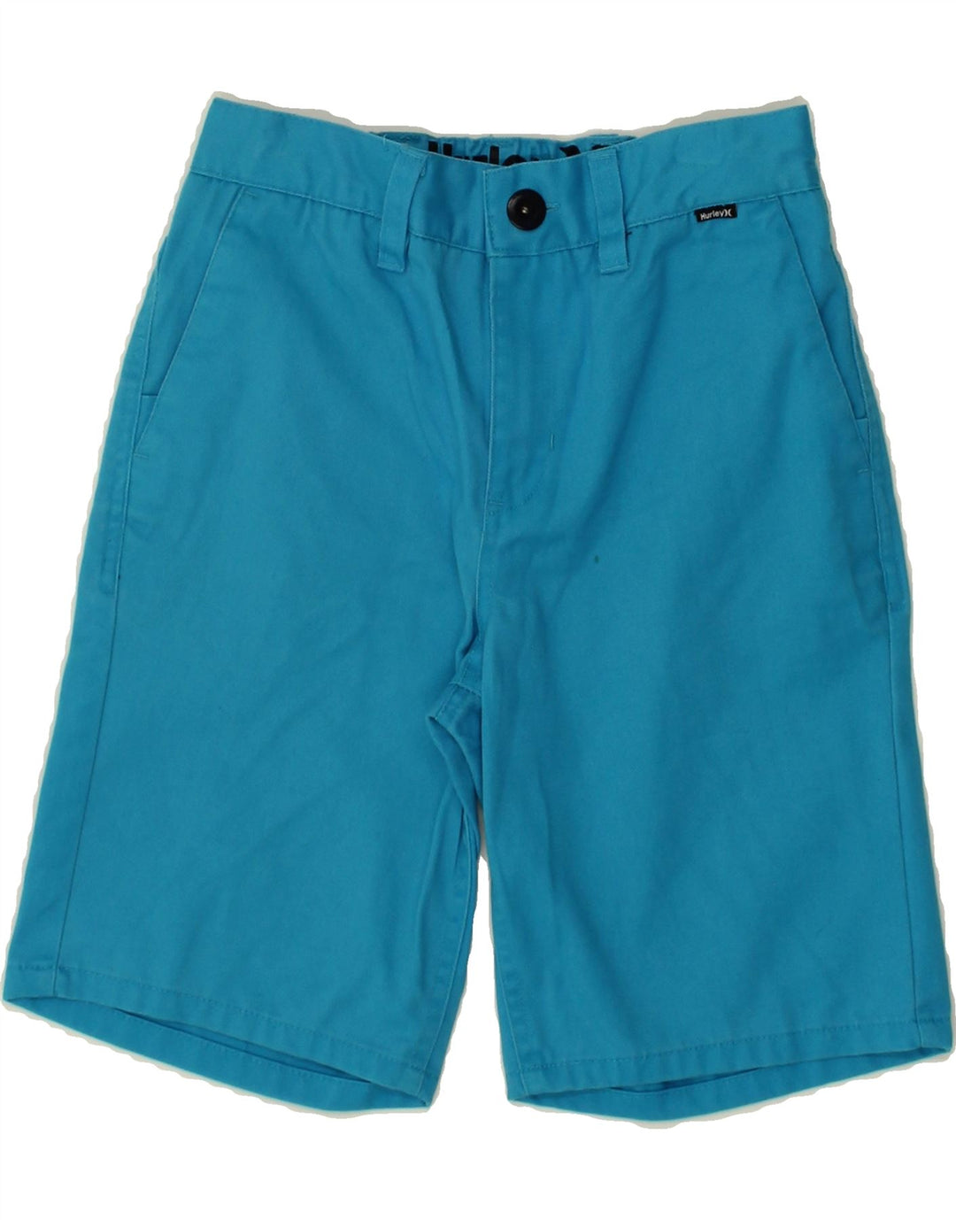 HURLEY Boys Chino Shorts 9-10 Years W24 Blue Cotton Vintage Hurley and Second-Hand Hurley from Messina Hembry 