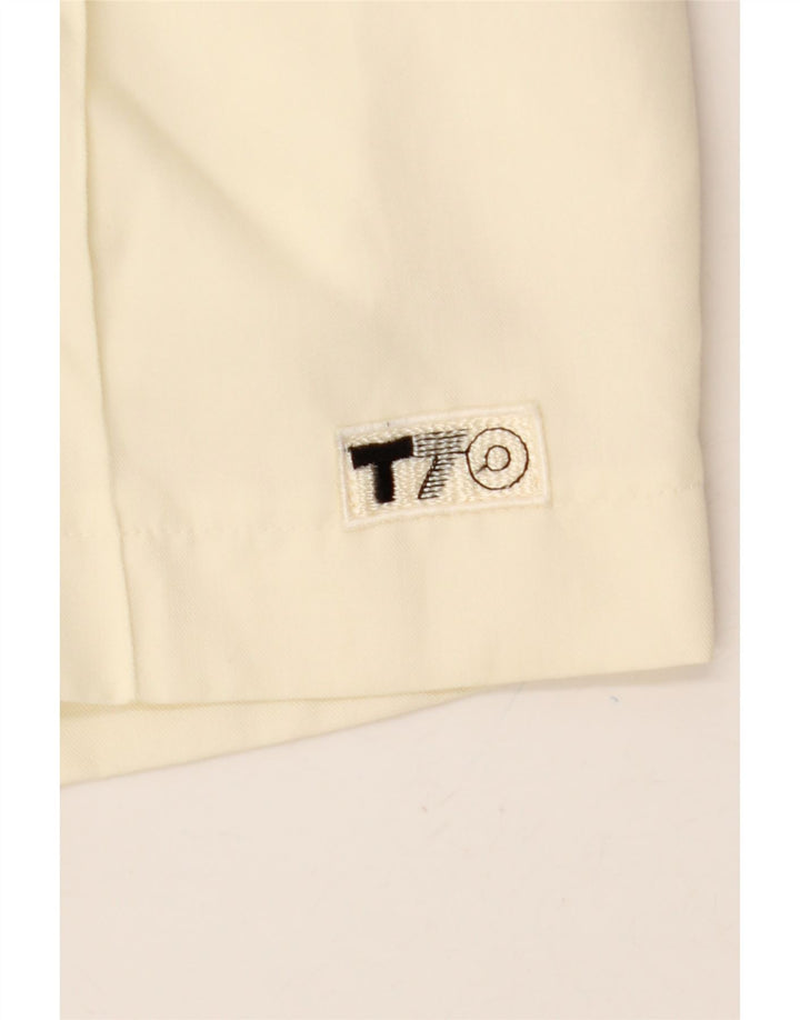 VINTAGE Chino Shorts til kvinder W26 Small Off White