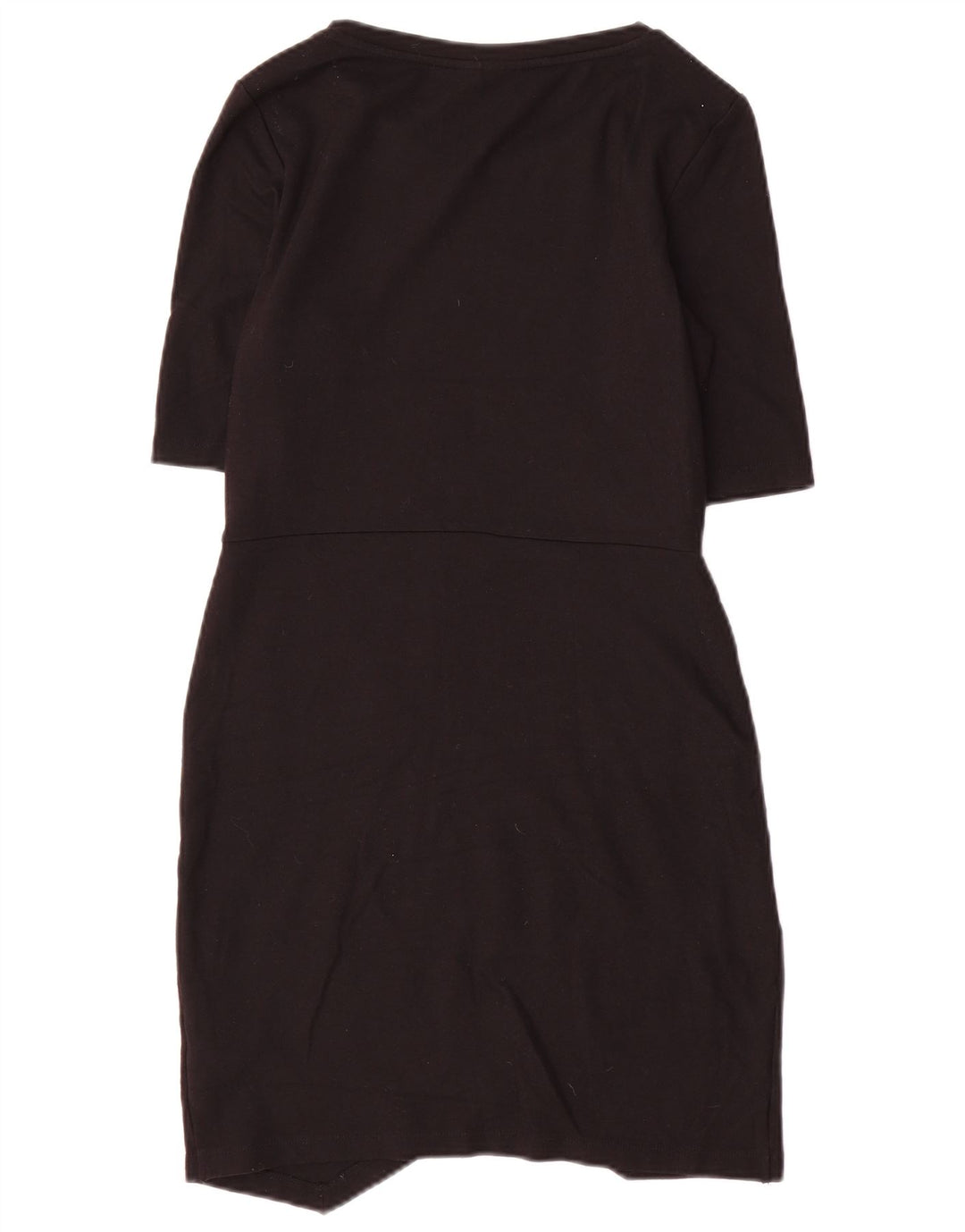 Topshop Womens Sheath Dress UK 10 Small  Black Viscose