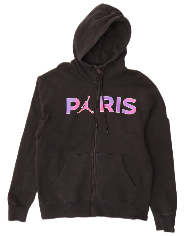 Jordan Herre Paris Grafisk Standard Fit Hættetrøje Sweater Medium Sort