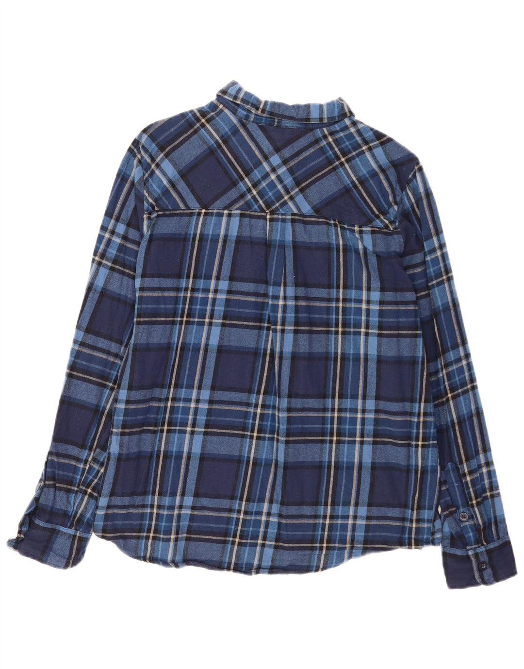 Mountain Warehouse Herre flannelskjorte XL blå ternet bomuld