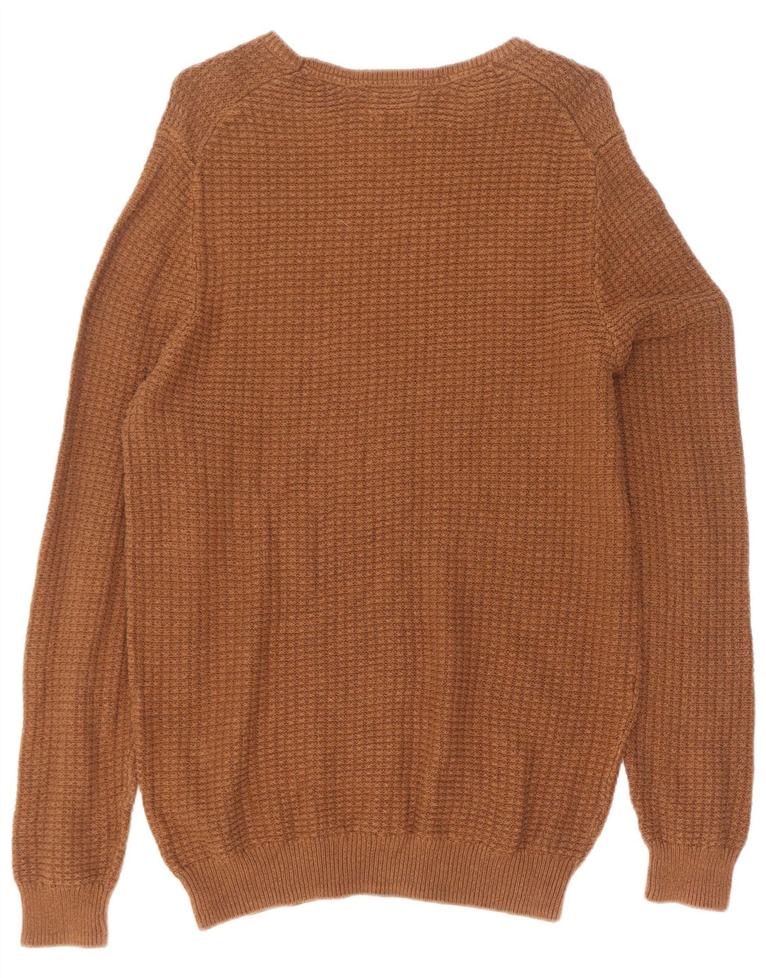 Massimo Dutti Herre sweater med rund hals XL brun bomuld