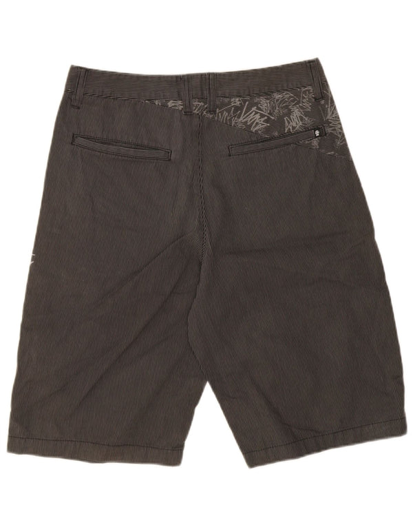 Vans Herre Grafiske Chino Shorts W30 Medium Sort Nålestribet Bomuld