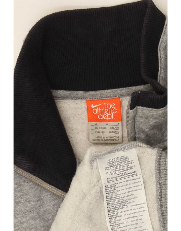 Nike Træningsdragt til mænd, topjakke UK 38/40 Medium Grey Colourblock Bomuld