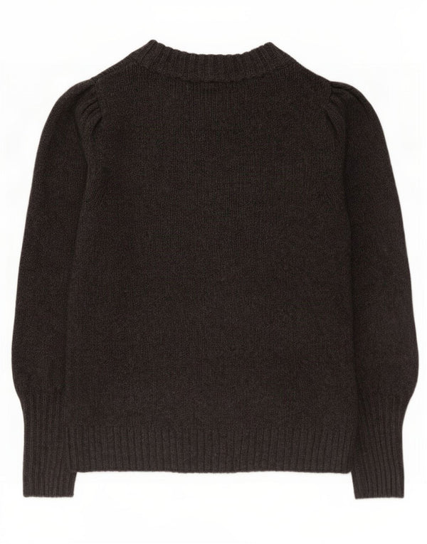 Gap Womens Boat Neck Jumper Sweater UK 10 Small Grey Flecked Bomuld