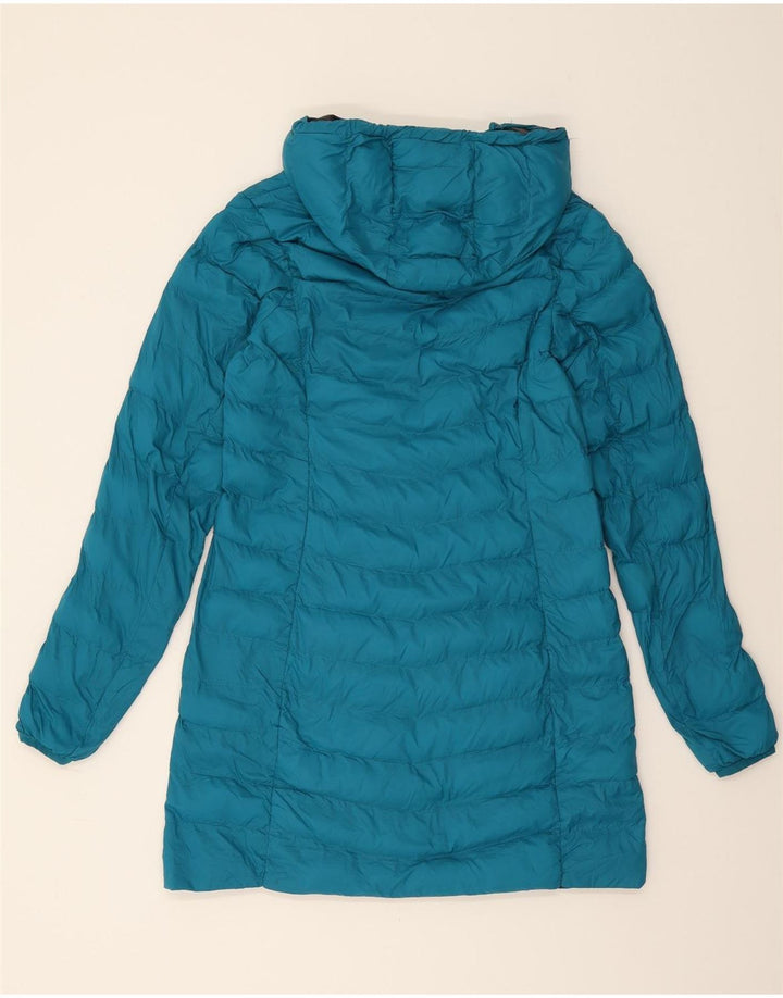 MOUNTAIN WAREHOUSE Womens Hooded Padded Jacket UK 8 Small Blue Nylon Vintage Mountain Warehouse and Second-Hand Mountain Warehouse from Messina Hembry 