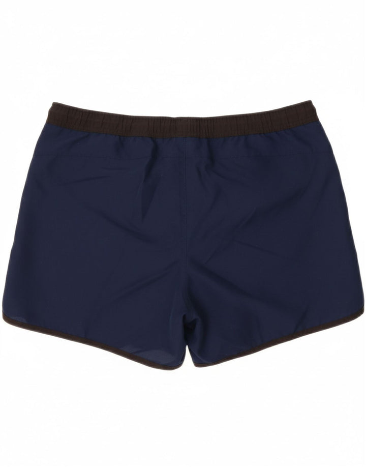 REEBOK Mens Graphic Swimming Shorts XL Navy Blue Polyester