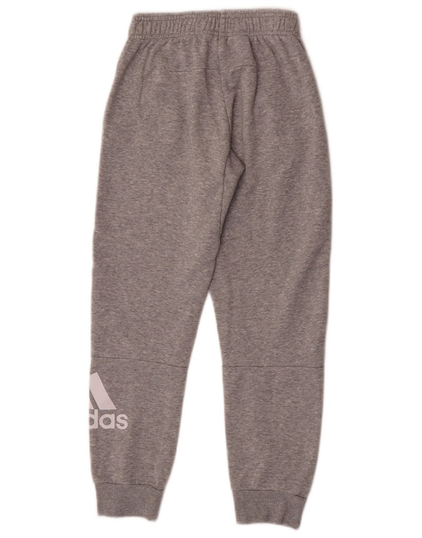 Adidas Drenge Grafisk træningsdragt Bukser Joggers 9-10 år Grå Flecked