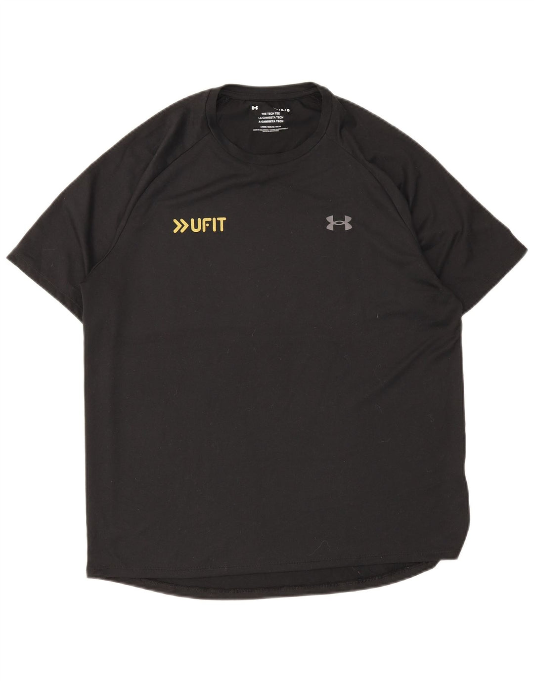 Under Armour Herre Grafisk T-Shirt Top Stor Sort