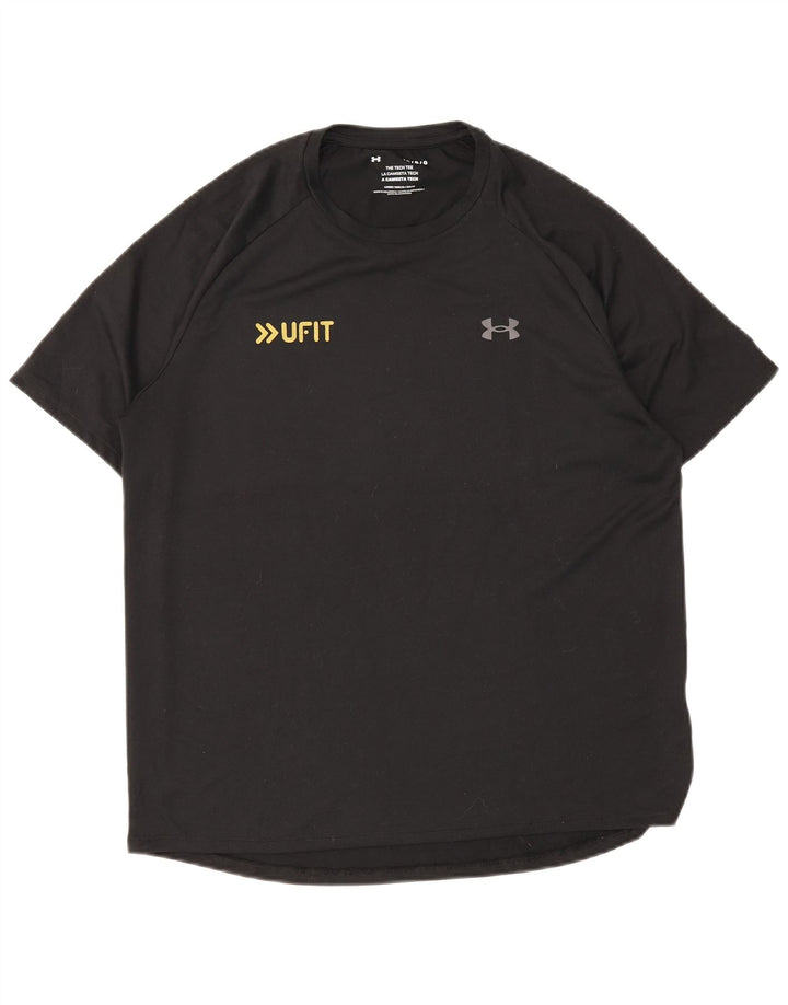 Under Armour Herre Grafisk T-Shirt Top Stor Sort