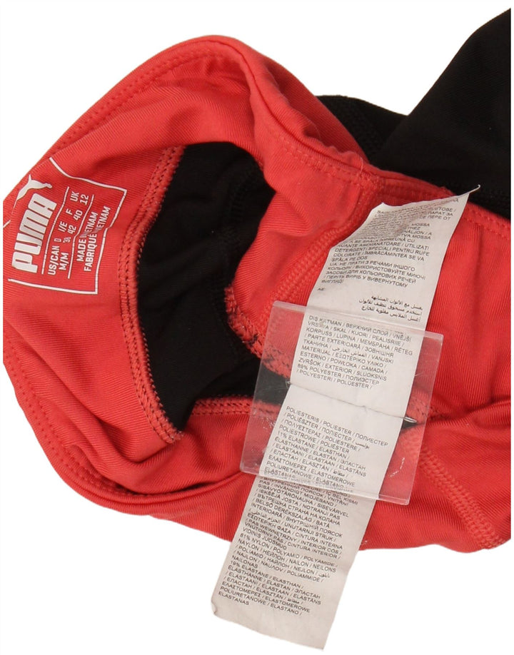 Puma Capri Leggings til kvinder UK 12 Medium Sort Colourblock Polyester
