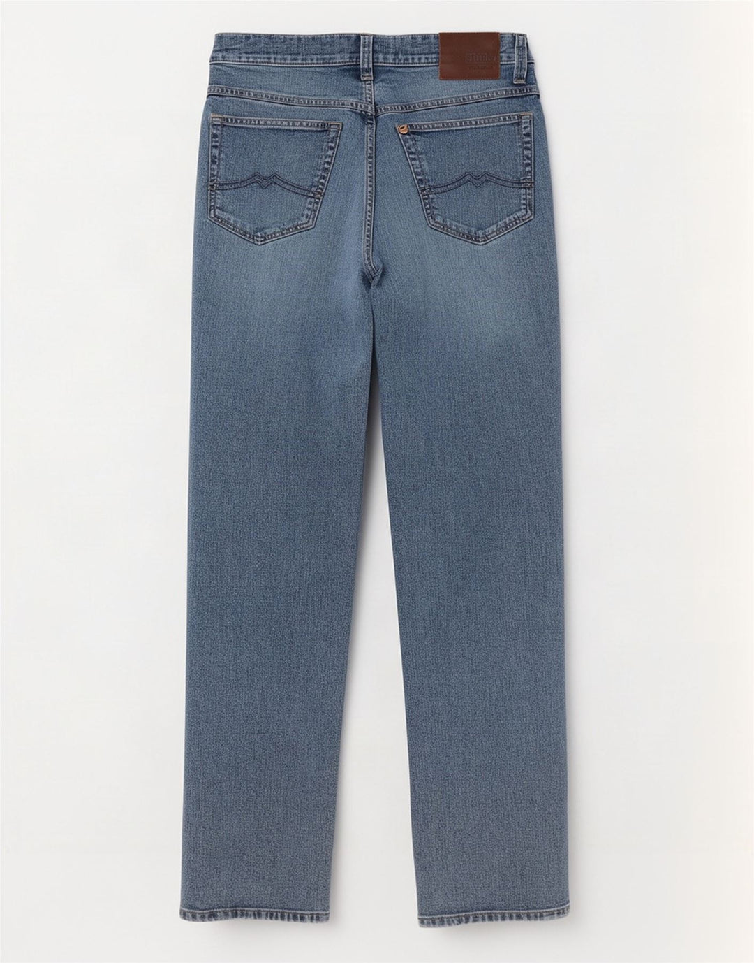 Mustang Herre Tramper Straight Jeans W33 L32 Blå Bomuld