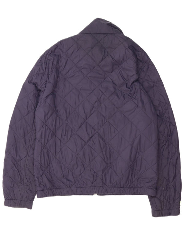 Superdry Polstret jakke til mænd UK 44 2XL marineblå polyester