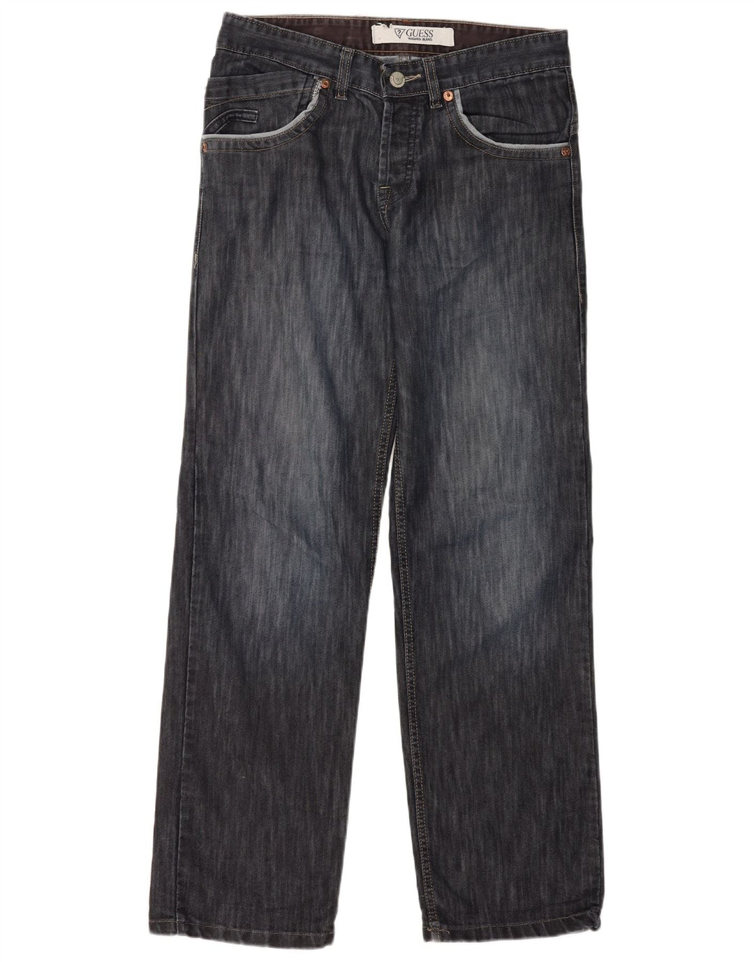 Guess Straight Jeans til mænd W32 L32 Marineblå bomuld