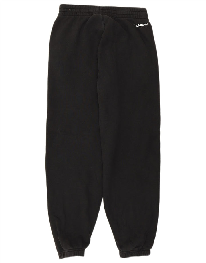 ADIDAS Grafisk træningsdragtbukser til kvinder Joggers UK 8 Small Black Bomuld