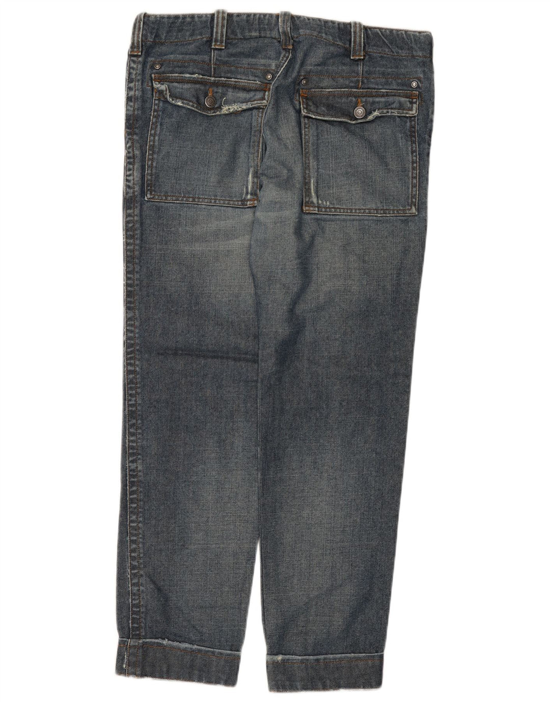 Calvin Klein Straight Jeans til mænd W36 L29 Blå Tencel