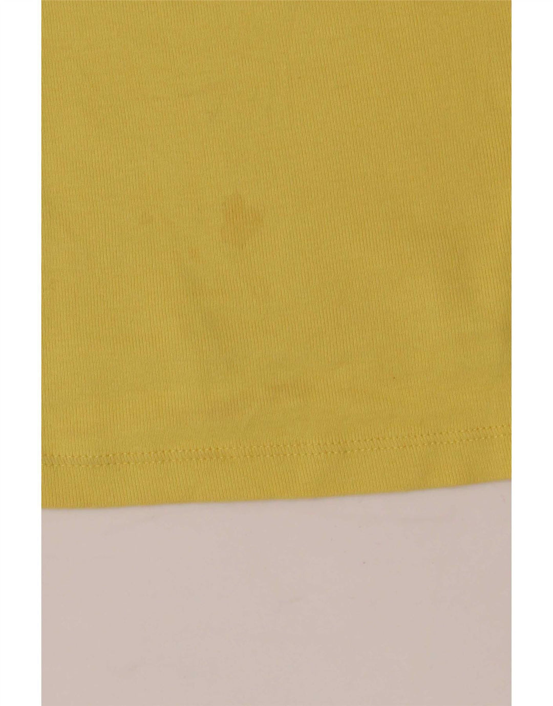 Zara Grafisk T-Shirt Top UK 12 Medium Gul