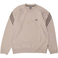 ADIDAS Loose Fit Sweatshirt Jumper UK 36/38 Lille hvid polyester