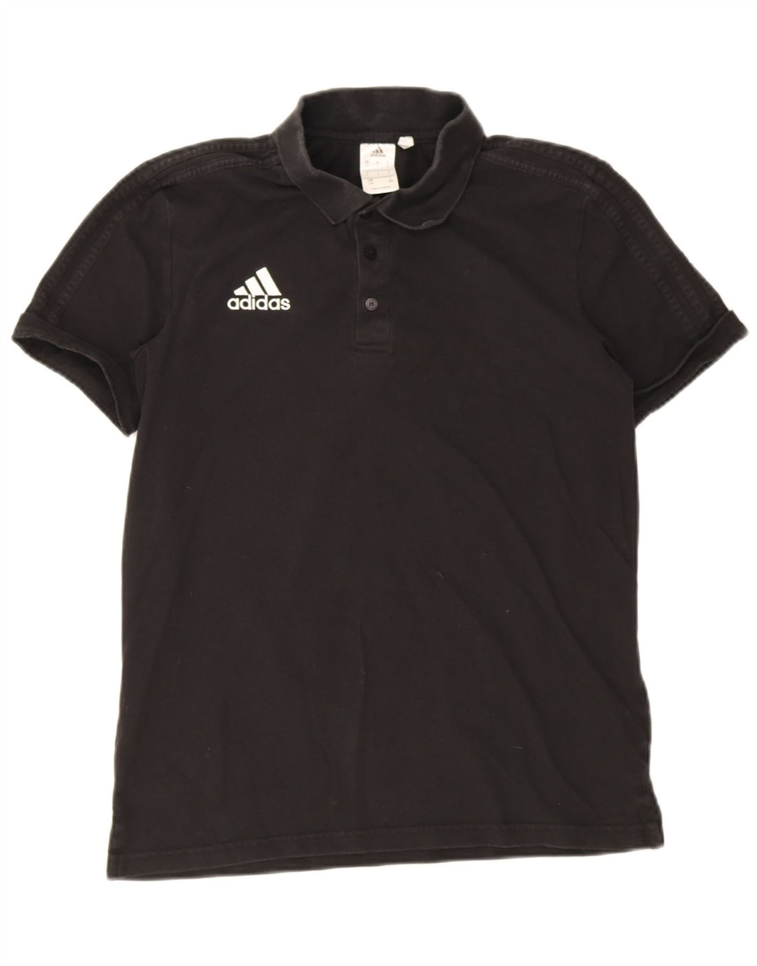 Adidas Herre Climalite Polo Shirt Stor sort bomuld