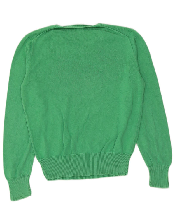 Polo Ralph Lauren drenge sweater med v-hals 14-15 år stor grøn bomuld